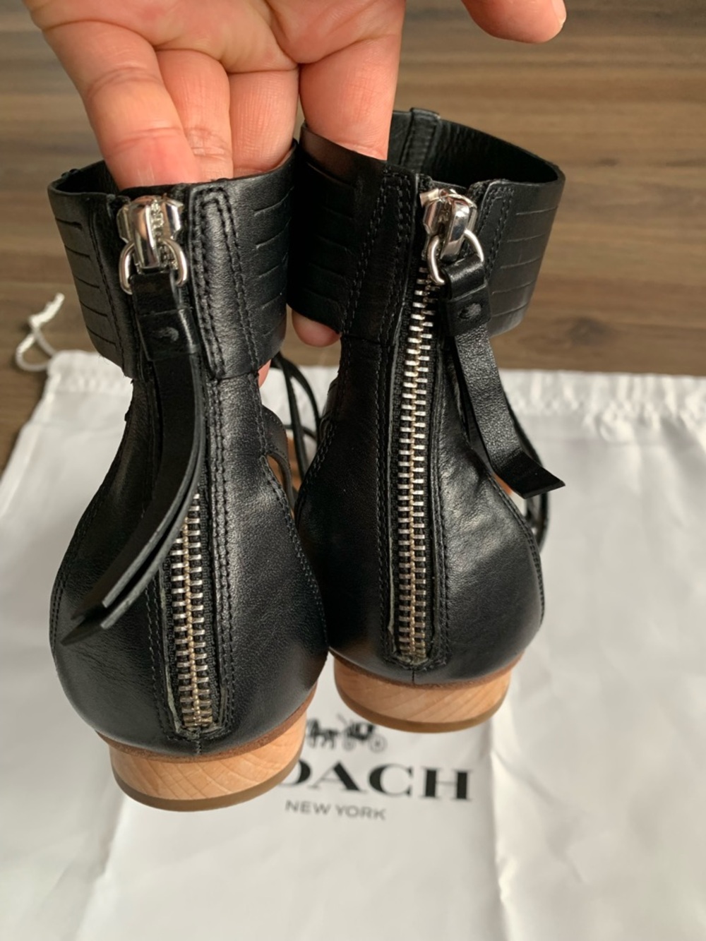 Coach Nillie Gladiator Sandals Ankle Gladiator women’s Sandals size 8.5B - Picture 9 of 16
